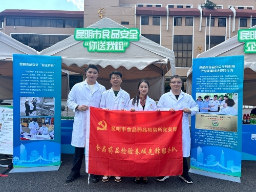 开展“补短板、强弱项、争先锋”主题党日活动暨“春城先锋服务队”授旗仪式